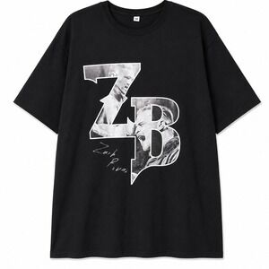 Zach Bryan Oversized Graphic T-Shirt Mens 3XL Black 100% Cotton Concert Tee ZB